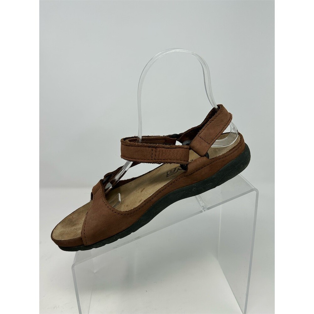 Teva Womens Strappy Sport Sandals Brown Hook & Loop Adjustable Outdoor Size 8 - Picture 3 of 11